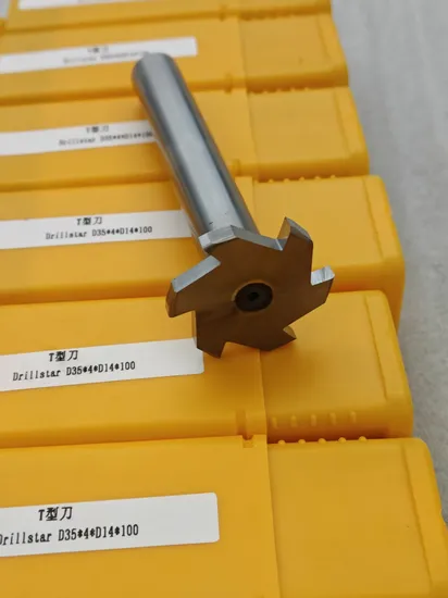Economical & Tough: Brazed Carbide T-Slot Cutter for Reliable Performance
